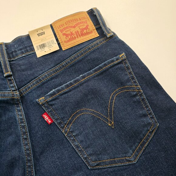 NWT Levi's Wide Leg High Rise Jeans 90s Retro Blue Size 28 - Picture 5 of 7
